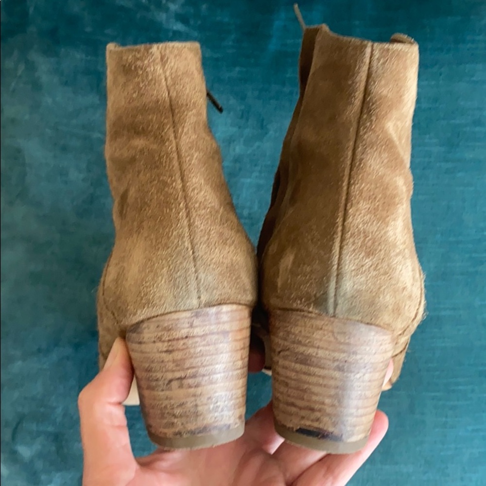 ISABEL MARANT tan suede DICKER ankle boots - Picture 7 of 11